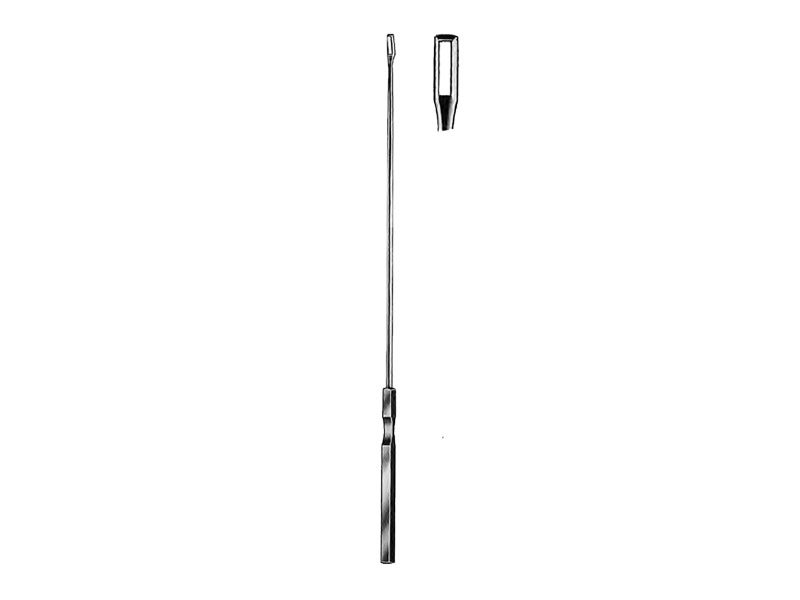 Chiureta biopsie KEVORKIAN, D4mm, L30cm,  cu cos
