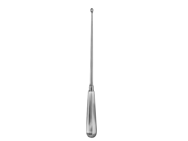 Chiureta uterina SCHROEDER, L31cm,  D6.8mm (Fig 1)