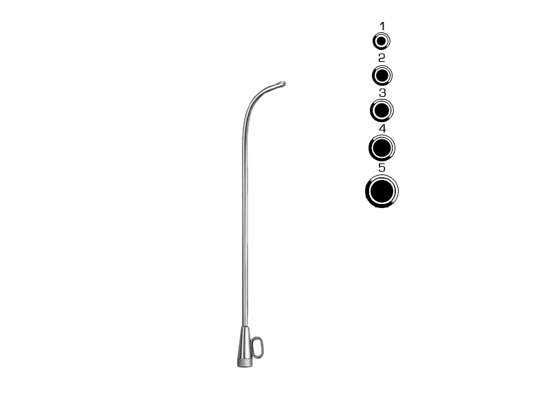 Cateter auricular HARTMANN,  D3.5mm (Fig 1)