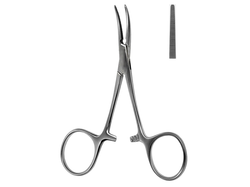 Pensa hemostatica HARTMANN, L10cm,  curba