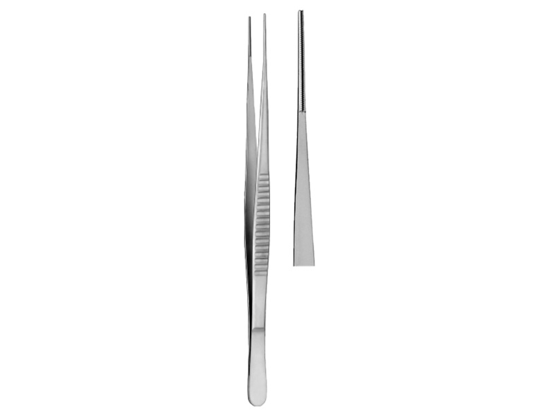 Pensa atraumatica DE BAKEY,  dreapta, varf 1.5mm, L16cm