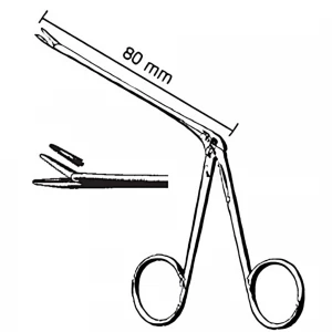 Pensa polipi auriculari HARTMANN,  L8.5cm