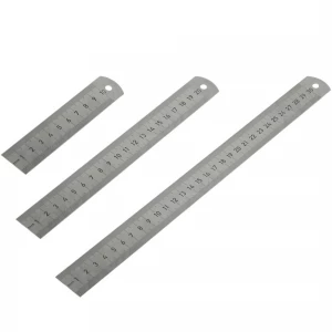 Rigla din metal, mm/inch,  L10cm