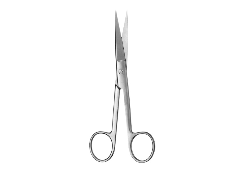 Foarfeca operatii STANDARD, dreapta, varf ascutit/ascutit,  L11.5cm