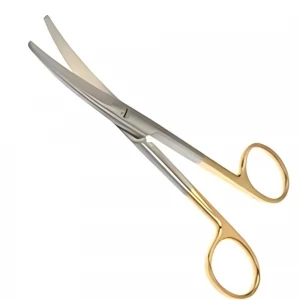Foarfeca disectie MAYO,  cu TC, curba, L14.5cm