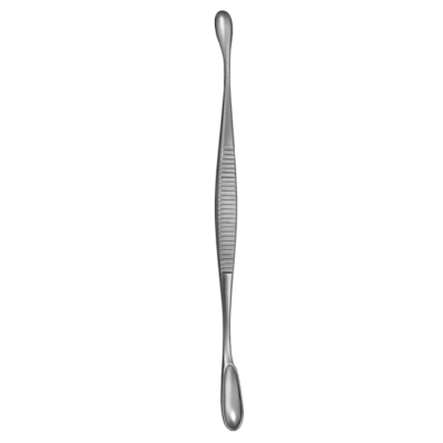 Chiureta osoasa dubla VOLKMANN, ovala,  D6.2-6.8mm, L14cm