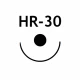 Fir de sutura SERASYNTH, Polidioxanona, resorbabil, monofilament, violet, HR-30mm, USP 2/0, 1x70cm, ac rotund 1/2, set 24buc 