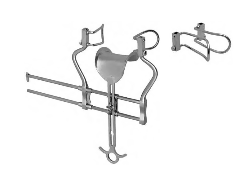 Retractor abdominal complet BALFOUR-US,  L18cm