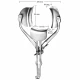 Retractor abdominal RICARD, deschidere 320mm, lama 80x60mm/70x55mm, L30cm 