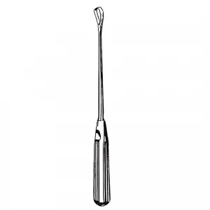 Chiureta uterina SIMS, L28cm,  varf ascutit, rigida, D8.5mm (Fig 2)