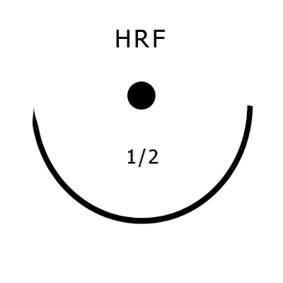 Ac chirurgical, 1/2 rotund, fin  HRF-40mm, set 12buc