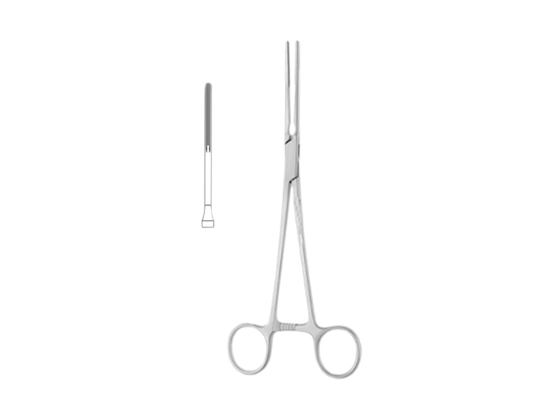 Clema vasculara multifunctionala DE BAKEY,  dreapta, L21.5cm