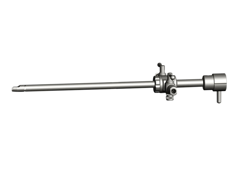 Teaca exterioara artroscopie, 2 valve pivotante, unghi vedere 30grd, D4mm, L175mm 