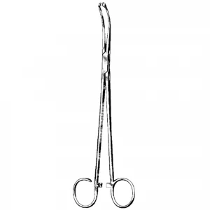Pensa amigdale WHITE, curba,  L23cm