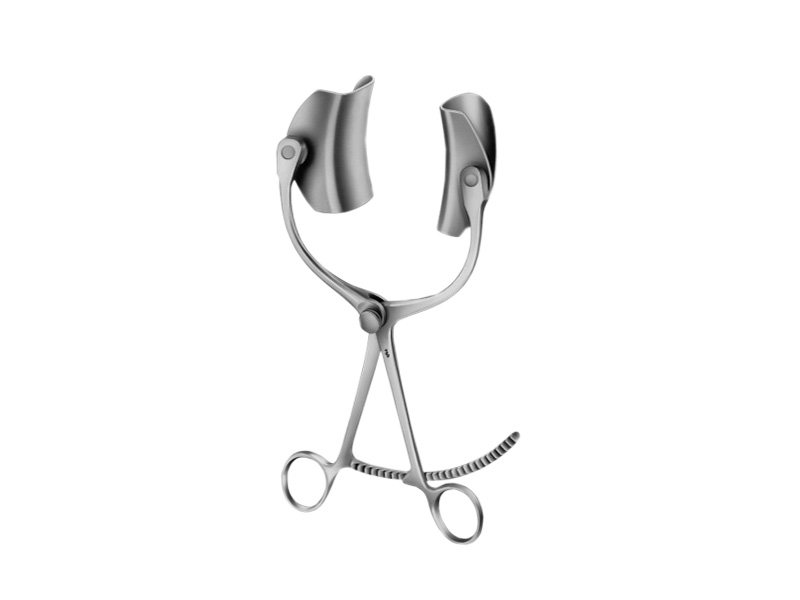 Retractor abdominal COLLIN, lama 60x38mm, L10cm 
