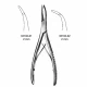 Rongeur pentru os STELLBRINK, varf 2mm, L17cm,  curb