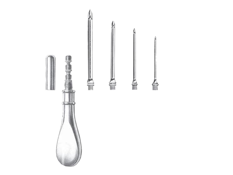 Set trocar UNIVERSAL, cu 4 capete, D1-6mm 