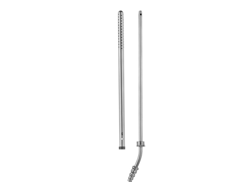Canula aspirare POOLE,  curba, 23Fr, D8mm, L19cm