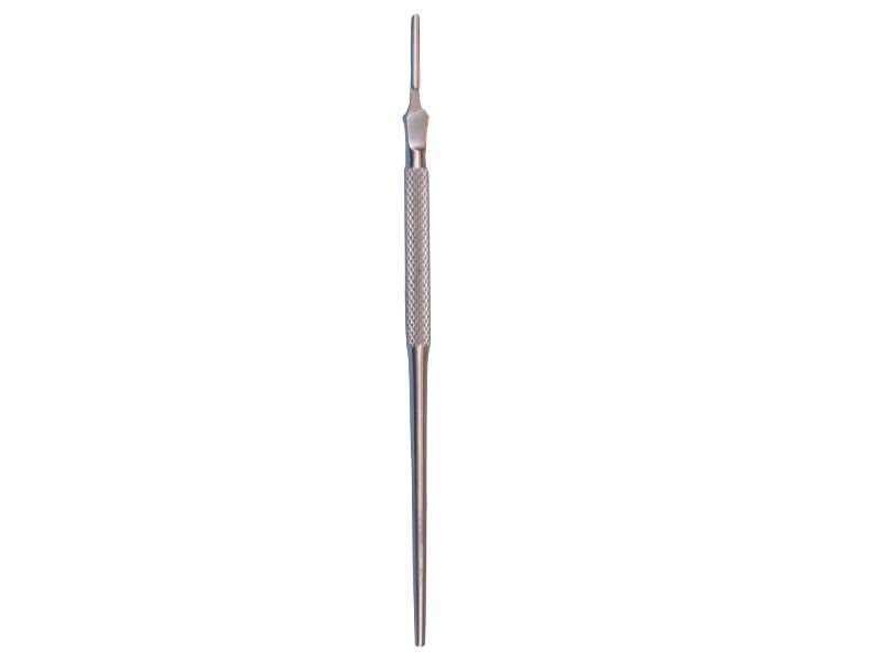 Maner bisturiu, drept, rotund, nr 3, L14.5cm 