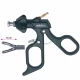 Pensa disectie, actiune dubla, ovala, fenestrata, maner ergonomic uni cu clichet, buton on/off, cu HF, pivotant, demontabil, falci 15mm, D5mm,  L330mm