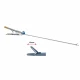 Portac, cu TC, dinti transversali, maner axial drept, cu clichet, conexiune LL, falci 15mm, D5mm,  drept, L330mm
