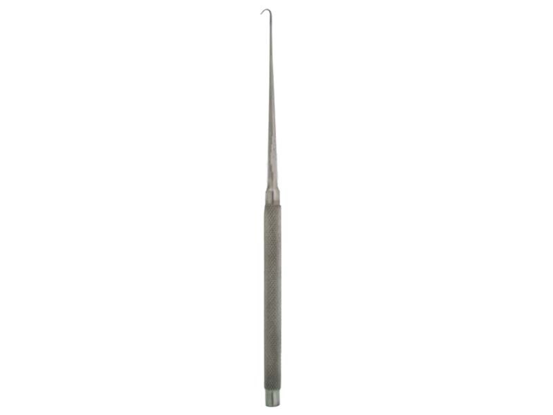 Carlig BARBARA, varf curb/ascutit, L16cm,  D0.5mm