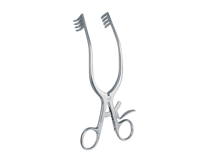 Retractor ADSON, L19cm,  ascutit