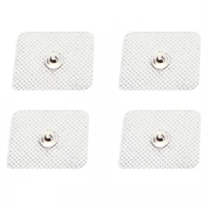 Electrod electroterapie adeziv, cu capsa, set 4buc  35x45mm