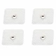 Electrod electroterapie adeziv, cu capsa, set 4buc  35x45mm