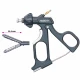 Pensa de prehensiune DAVIS&GEEK, cu rezervor, actiune dubla, maner ergonomic uni cu clichet, cu HF, pivotant, demontabil, falci 26.5mm, D5mm, L450mm 