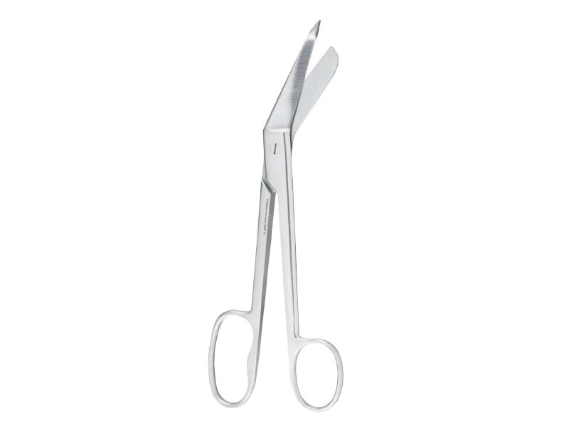 Foarfeca bandaje LISTER, cu inel mare,   L18cm