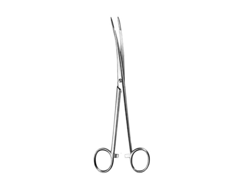 Pensa port-tampon KORNZANGE, curba, L17.5cm 