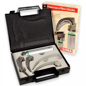 Set laringoscop F.O. MAXLITE cu 3 lame MC-INTOSH Nr. 1-2-3, adult