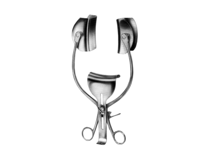 Retractor abdominal complet COLLIN, deschidere 100mm, lama 60x38mm/55x38mm 