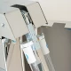 Lampa bactericida UV-C cu carucior inox, 4x30W 