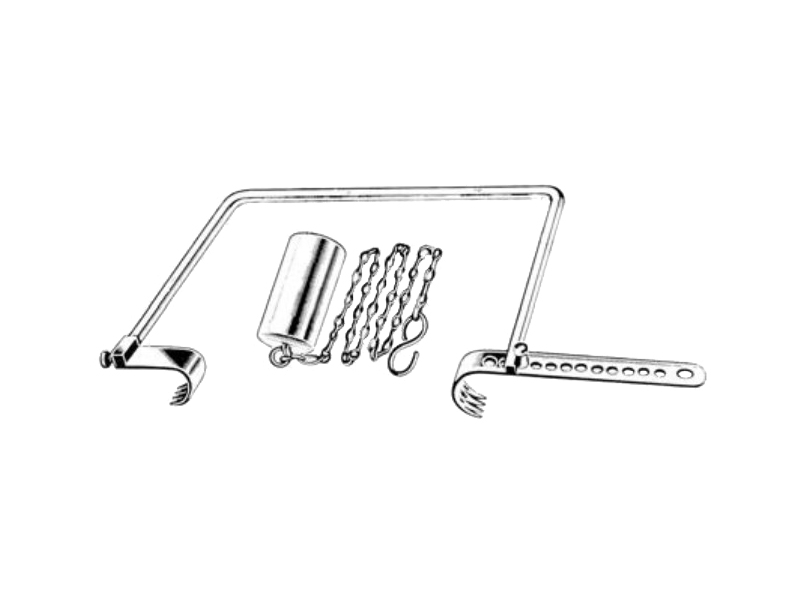 Retractor CHARNLEY, lama 2.5x3.2cm/2.5x3.8cm 