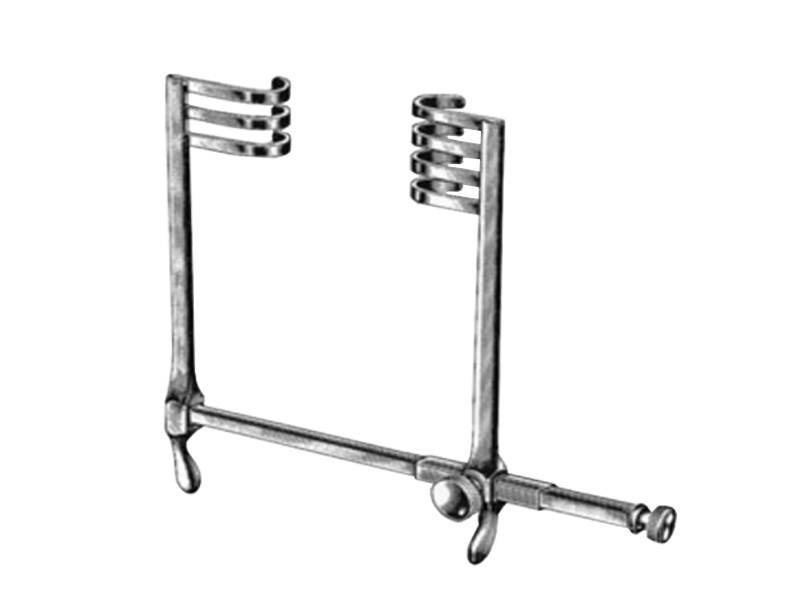 Retractor abdominal FRAZIER, dechidere 85mm, 40x40mm 