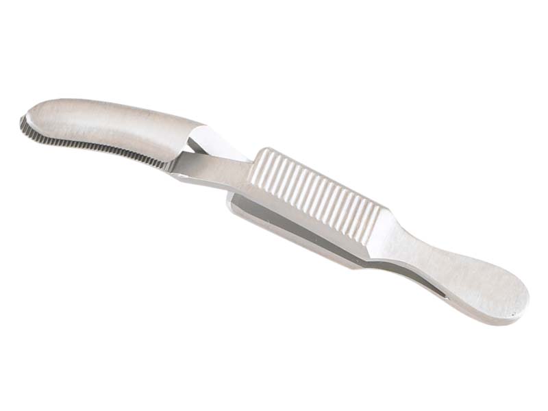 Pensa hemostatica JOHNS-HOPKINS, curba, L6.5cm 