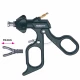 Pensa disectie, actiune dubla, ovala, fenestrata, maner ergonomic uni cu clichet, buton on/off, cu HF, pivotant, demontabil, falci 15mm, D3mm, L210mm 