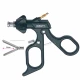 Clema DEBAKEY, actiune dubla, maner ergonomic uni cu clichet, buton on/off, cu HF, pivotant, demontabil, falci 28mm, D5mm, L330mm 