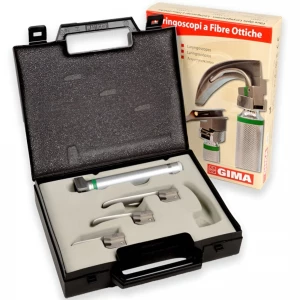 Set laringoscop F.O. MAXLITE cu 3 lame MILLER Nr. 00-0-1, pediatric