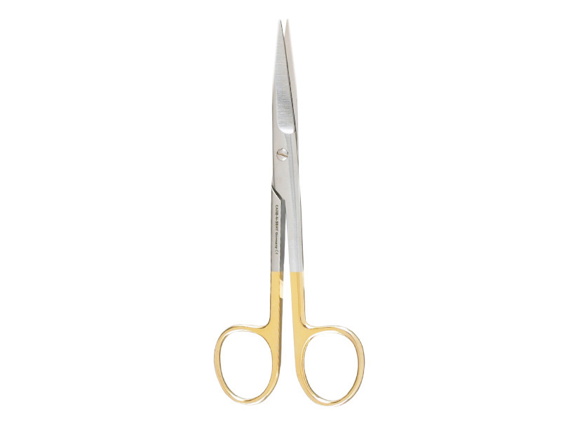 Foarfeca operatii STANDARD, curba, varf ascutit/ascutit,  cu TC, L14.5cm