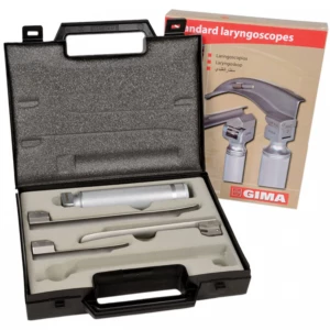 Set laringoscop GIMA cu 3 lame MILLER Nr. 1-2-3