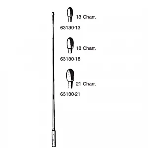 Sonda calculi biliari DESJARDINS, L28cm,  13Fr