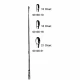 Sonda calculi biliari DESJARDINS, L28cm,  13Fr