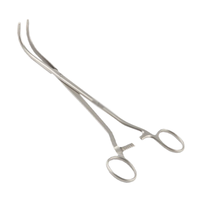 Clema CRAFOORD, pentru bronhii, curba, L24cm 