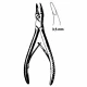 Rongeur pentru os BLUMENTHAL, varf 3.5mm, L15.5cm,  usor curb