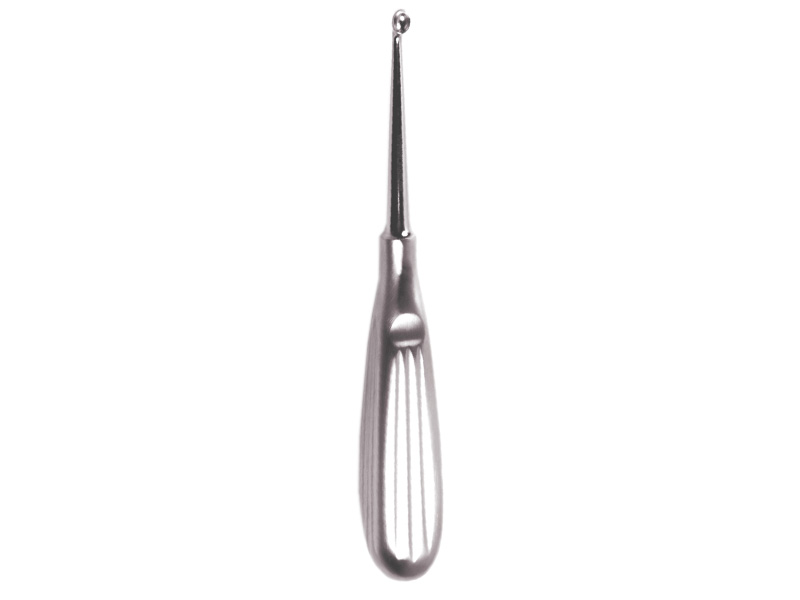 Chiureta osoasa BRUNS, unghiulara, L23cm,  varf 6.1mm (Fig 4)