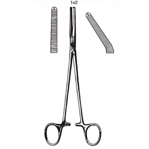 Pensa peritoneu PHANEUF, 1x2 dinti, L21cm,  curba