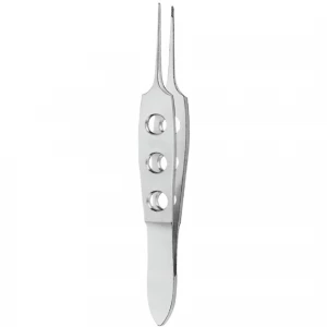 Pensa anatomica BISHOP-HARMAN, pentru iris, serata fin, varf 0.5mm, L8.5cm 